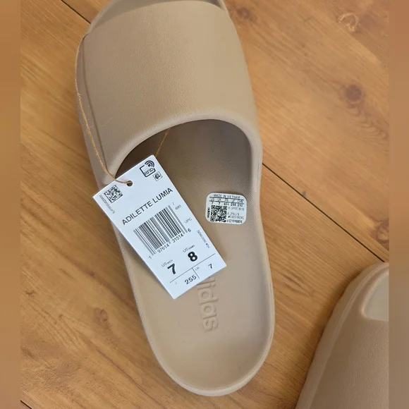 Adidas Adilette Lumia Slides Clay Brown Unisex Men 7/Woman's 8 - Picture 7 of 10